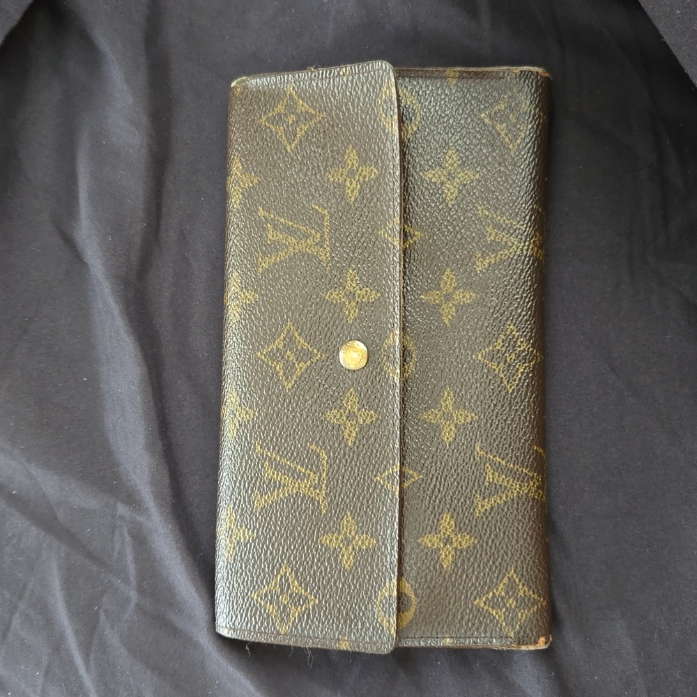 Louis Vuitton Monogram Porte Tresor International Trifold Long Wallet preloved